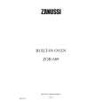 ZANUSSI ZOB689W Owners Manual