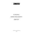 ZANUSSI ZOB343 B Owners Manual
