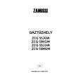 ZANUSSI ZCG55MGW Owners Manual