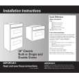 WHIRLPOOL GBD307PDS09 Installation Manual