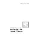 THERMA SGK C/54.2 RC Owners Manual