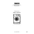 ZANUSSI ZWF1850 Owners Manual