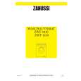 ZANUSSI ZWF1210 Owners Manual