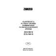 ZANUSSI ZCG563NW Owners Manual