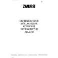 ZANUSSI ZPL3160 Owners Manual