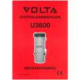 VOLTA U3600 Owners Manual