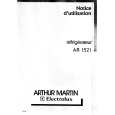 ARTHUR MARTIN ELECTROLUX AR1521W Owners Manual