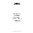 ZANUSSI ZHM741PW/1 Owners Manual