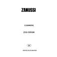 ZANUSSI ZCG55FGW Owners Manual
