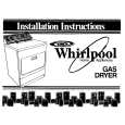WHIRLPOOL 1LG5801XKW0 Installation Manual