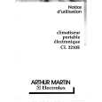 ARTHUR MARTIN ELECTROLUX CL2210E Owners Manual