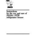 ZANUSSI ZB3201/3T Owners Manual
