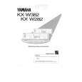 YAMAHA KX-W382 Owners Manual