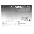 YAMAHA AX-55 Owners Manual
