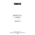 ZANUSSI ZCM611X Owners Manual