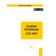 ZANUSSI ZCG530T Owners Manual