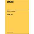 ZANUSSI ZBM755W Owners Manual