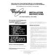WHIRLPOOL SF3000SKW0 Installation Manual