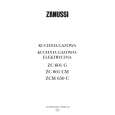 ZANUSSI ZCM650C/PL Owners Manual
