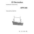 ELECTROLUX EFPC640/S Owners Manual