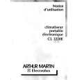 ARTHUR MARTIN ELECTROLUX CL2220E Owners Manual