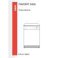 AEG FAVORIT2403 Owners Manual