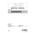 YAMAHA JX40 Service Manual