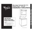 WHIRLPOOL LTG6234AW3 Installation Manual