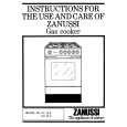 ZANUSSI GC18B Owners Manual