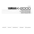 YAMAHA K-2000 Owners Manual
