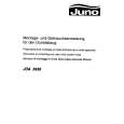 JUNO-ELECTROLUX JDA3930E Owners Manual