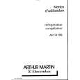 ARTHUR MARTIN ELECTROLUX AR3119B Owners Manual