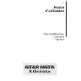 ARTHUR MARTIN ELECTROLUX FE2514N1 Owners Manual