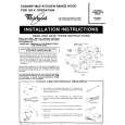 WHIRLPOOL RH4330XLW0 Installation Manual