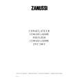 ZANUSSI ZVC240C Owners Manual