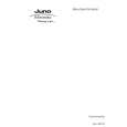 JUNO-ELECTROLUX JSL36012 Owners Manual