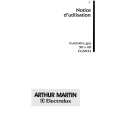 ARTHUR MARTIN ELECTROLUX CG5033W1 Owners Manual