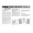 YAMAHA NS-300X Owners Manual