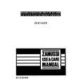 ZANUSSI ZF67/41FF Owners Manual