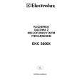 ELECTROLUX EKC5606X Owners Manual