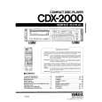 YAMAHA CDX2000 Service Manual