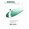 ROSENLEW RW3444I Owners Manual