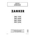 ZANKER ZKC170A Owners Manual