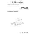 ELECTROLUX EFP6406G/S Owners Manual