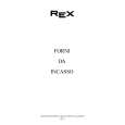 REX-ELECTROLUX FMT41CG Owners Manual