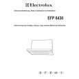 ELECTROLUX EFP6430W Owners Manual