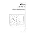 JUNO-ELECTROLUX JIK 980E Owners Manual
