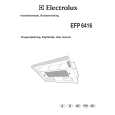 ELECTROLUX EFP6416/S Owners Manual
