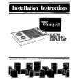 WHIRLPOOL RC8950XRH7 Installation Manual