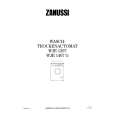 ZANUSSI WJE1207 Owners Manual